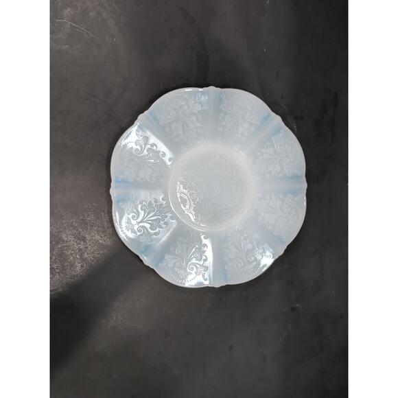 McBeth Evans Sweetheart Plate, Vintage American Plate 1930-1936 Depression Glass - Picture 2 of 5